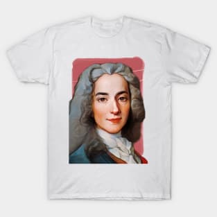 French Writer Voltaire illustration T-Shirt